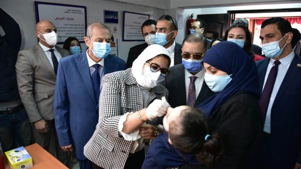 وزيرة الصحة تطلق الحملة القومية الثانية للتطعيم ضد شلل الأطفال بالمجان من مركز طبي الأسمرات