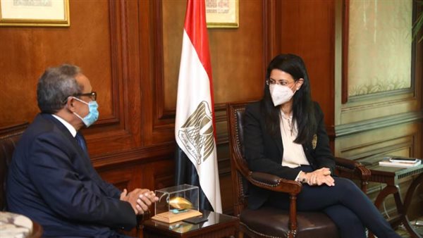 وزيرة التعاون الدولى تبحث مع أمين 