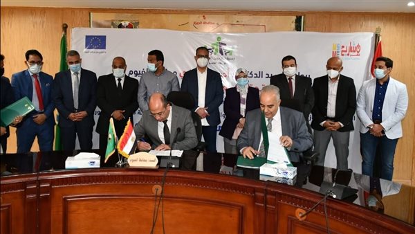 محافظ الفيوم يشهد توقيع بروتوكولات تعاون لتحسين فرص تشغيل الشباب بإطسا