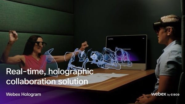 سيسكو تطلق Webex Hologram لدعم مجال اجتماعات الواقع المعزز