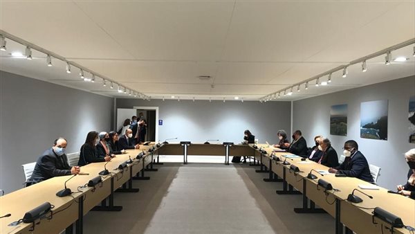 وزراء البيئة والتخطيط والتعاون الدولى يلتقون أنطونيو جوتيريش سكرتير عام الأمم المتحدة 