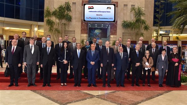 التراس يبحث مع سفراء المجموعة الأوروبية تعزيز التعاون فى التحول الرقمي