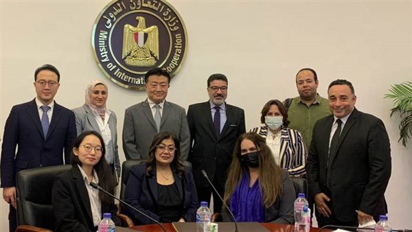 التعاون الدولي تستقبل وفد البنك الكوري للتصدير والاستيراد لبحث مجالات التعاون المشترك