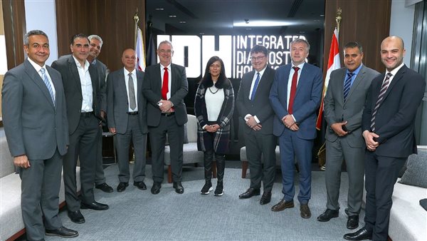 بيرند أونيسورجه يلتقي بالرئيس التنفيذى لشركة التشخيص المتكاملة IDH 