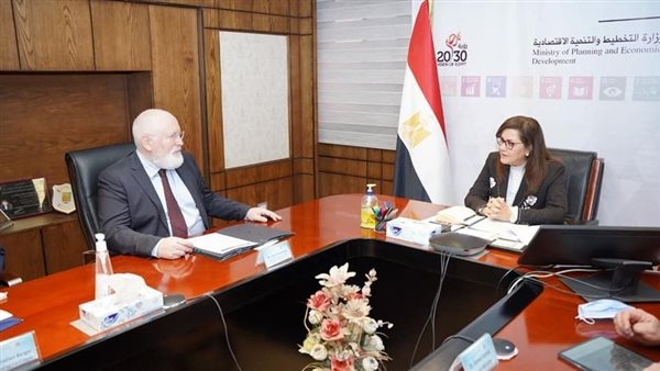 وزيرة التخطيط تلتقي نائب الرئيس التنفيذي للمفوضية الأوروبية لبحث تعميق التعاون