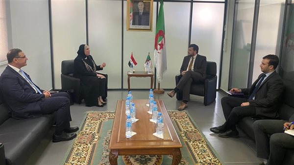 نيفين جامع تبحث دعم ريادة الأعمال مع وزير المؤسسات الناشئة والصغيرة في الجزائر