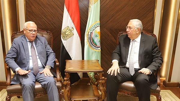 وزير الزراعة ومحافظ بورسيعد يبحثان سبل التعاون لدعم القطاع الزراعي  
