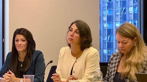 وزيرة التعاون الدولي تلقي الكلمة الختامية خلال اجتماع المجلس الاستشاري لمبادرة سياسات المناخ