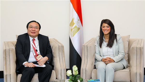  وزيرة التعاون الدولي تلتقي نائب رئيس بنك التصدير والاستيراد الصيني 