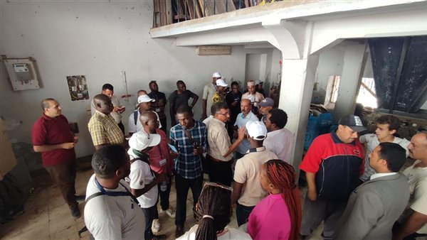 معهد القطن يستقبل وفد أفريقي بمحطة البحوث الزراعية بسخا بكفر الشيخ 