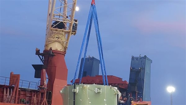 تسليم جهاز الاحتجاز الأساسي للمنطقة النشطة للوحدة الثانية لموقع بناء محطة الضبعة للطاقة النووية