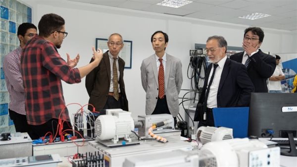   النيل الأهلية تستقبل وفد الجامعة المصرية اليابانية للعلوم والتكنولوجيا لبحث سبل التعاون  