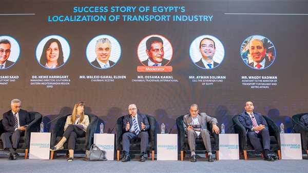 على هامش TransMEA 2023.. رئيس اقتصادية قناة السويس يشارك في جلسة التصنيع المحلي لمركبات السكك الحديدية