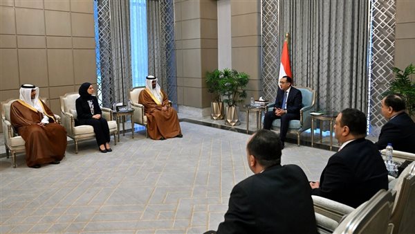 مدبولي يلتقى وزير المالية البحريني لاستعراض مبادرات التعاون التجارى بين البلدين