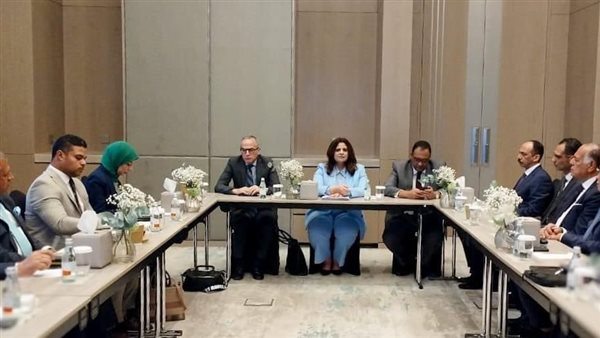 وزيرة الهجرة تلتقي ورجال الأعمال المصريين في الخارج لعرض فرص الاستثمار