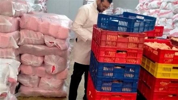 ضبط 8 أطنان دواجن غير صالحة للاستهلاك الآدمي في الشرقية