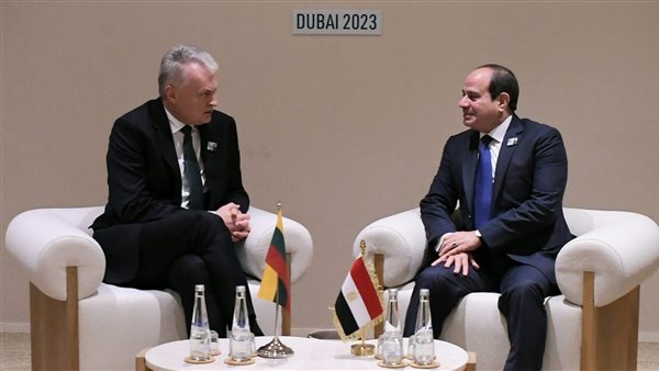 الرئيس يعرب عن ترحيبه بنشاط الشركات الليتوانية في مصر