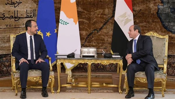الرئيس السيسي يستقبل نظيره القبرصي بقصر الاتحادية