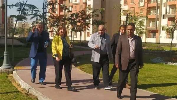 مي عبد الحميد تتفقد مشروع الإسكان الأخضر بحدائق العاصمة