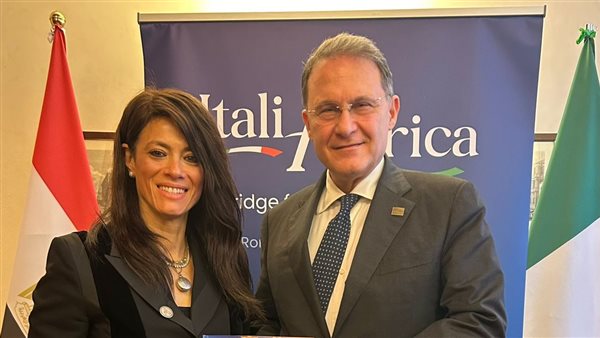 وزيرة التعاون الدولى تبحث مع نائب وزير الخارجية الإيطالي برامج التعاون الثنائي ومبادلة الديون