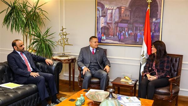  وزيرة التعاون الدولي تلتقي السفير القطري لمناقشة تعزيز التعاون المشترك والجهود التنموية بين البلدين