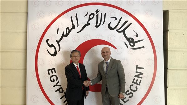 اليابان تقدم مساعدات إنسانية جديدة بالتعاون مع الهلال الأحمر المصري لقطاع غزة