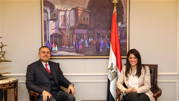  وزيرة التعاون الدولي تلتقي مع السفير القطري والرئيس التنفيذي لمؤسسة 