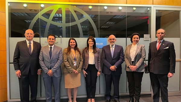  وزيرة التعاون الدولي تلتقي مُمثلي مجلسي النواب والشيوخ خلال فعاليات اجتماعات الربيع لصندوق والبنك الدوليين 