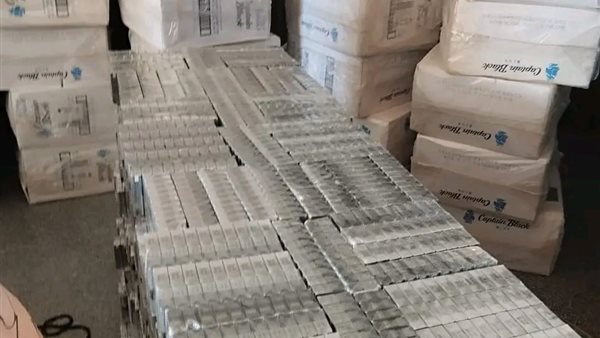 جمارك السلوم تضبط محاولة تهريب كمية من السجائر الأجنبية الصنع الغير خالصة الضرائب والرسوم