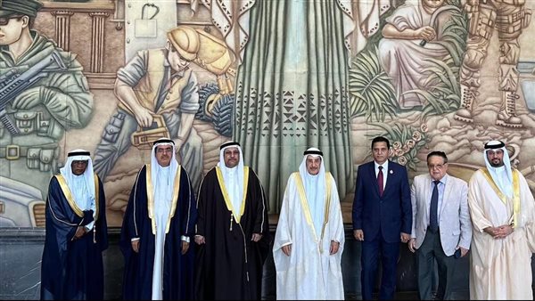 العاصمة الإدارية تستقبل الشيخ خالد بن عبد الله آل خليفة نائب رئيس مجلس الوزراء البحريني وعادل العسومي رئيس البرلمان العربي