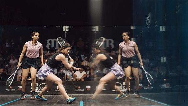 4 مصريات يتأهلن للجولة الثالثة من بطولة «CIB» العالم للإسكواش المقامة بنادي بالم هيلز الرياضي