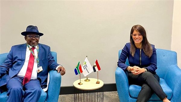 وزيرة التخطيط تلتقي وزير المالية ومحافظ جنوب أفريقيا لمناقشة ملفات التعاون المشترك