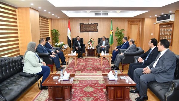 محافظ الفيوم يستقبل وزير التموين والتجارة الداخلية في مستهل زيارته للمحافظة