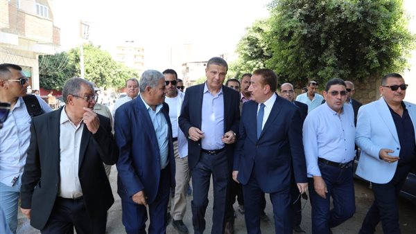 وزير الزراعة ومحافظ المنوفية يتفقدان الجمعية الزراعية بالمصيلحة وميت خلف للإصلاح الزراعي