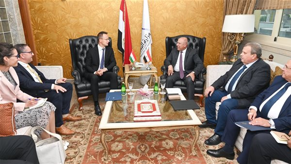 كامل الوزير يبحث مع وزير الخارجية والتجارة المجري التعاون في مجالي الصناعة والنقل