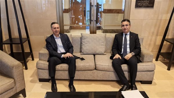 شريف فاروق ووزير الصناعة والتجارة والتموين الأردني يبحثان تعزيز التبادل التجاري بين البلدين