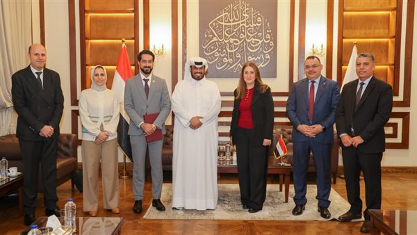 داليا الباز تستقبل الرئيس التنفيذي للعمليات بالبريد القطري لتعزيز سبل التعاون المشترك