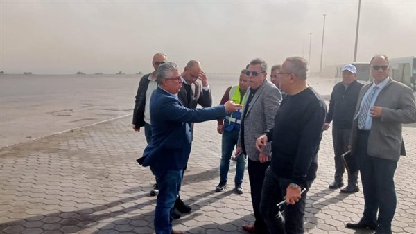 رئيس اقتصادية قناة السويس يتفقد ميناء غرب بورسعيد ومنطقة شرق بورسعيد 