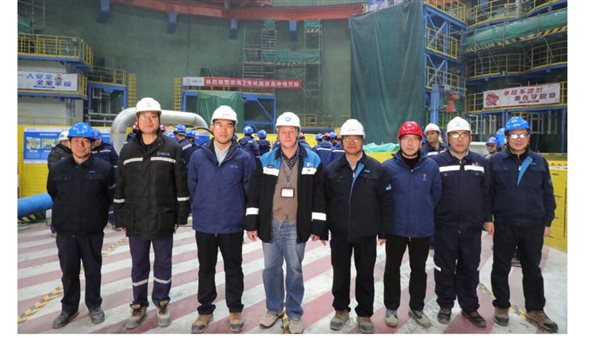 بدء مرحلة حاسمة في بناء وحدة الطاقة رقم 7 في محطة 