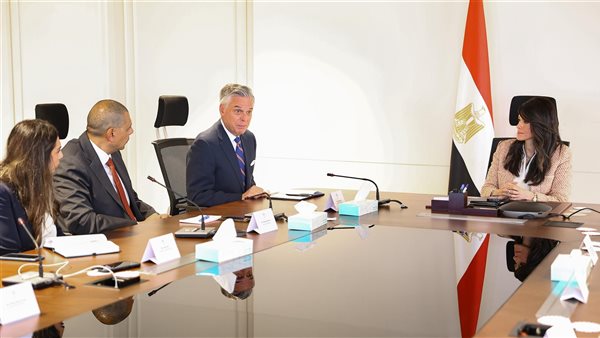 وزيرة التخطيط تلتقي نائب رئيس مجلس إدارة 