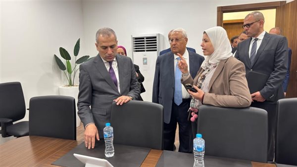 رئيس الزراعي المصري يتفقد الأعمال النهائية بمقر البنك بالعاصمة الإدارية تمهيدًا لافتتاحه قريبًا