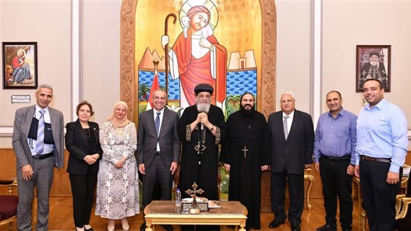 رئيس البنك الزراعي يلتقي قداسة البابا تواضروس الثاني لتعزيز التعاون والتوسع في تمويل مشروعات الأديرة