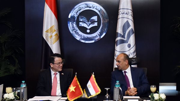 الهيئة العامة للاستثمار والمناطق الحرة تبحث تعميق التعاون الاستثماري مع حكومة فيتنام