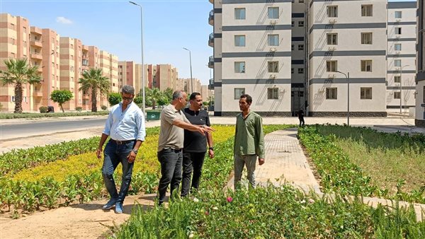 رئيس جهاز مدينة بدر يتفقد تطوير مدخل المدينة ومشروع الإسكان المتميز
