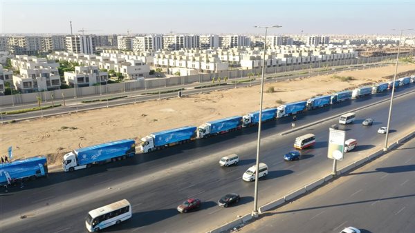 مؤسسة الجود عضو التحالف الوطني للعمل الأهلي تطلق القافلة الاغاثية الـ 11 لغزة بـ 26 الف كرتونة مواد غذائية 