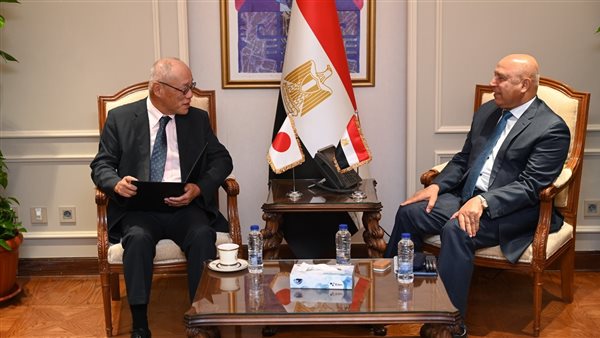وزير الصناعة والنقل والسفير الياباني بتابعان الموقف التنفيذي للمشروعات المشتركة وبحث التعاون المستقبلي