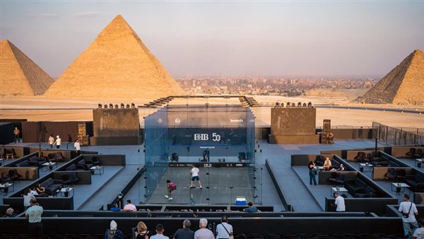 الليلة… نهائي بطولة CIB المفتوحة للإسكواش 2025 أمام أهرامات الجيزة