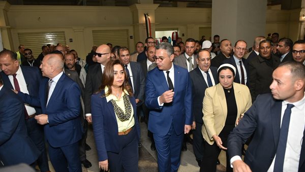 افتتاح سوق ومعرض مستلزمات الأسرة والسلع الغذائية المخفضة بمنطقة السبتية بالقاهرة